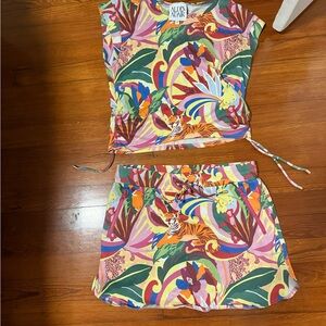 Alden Adair Multicolor Jungle Print Set